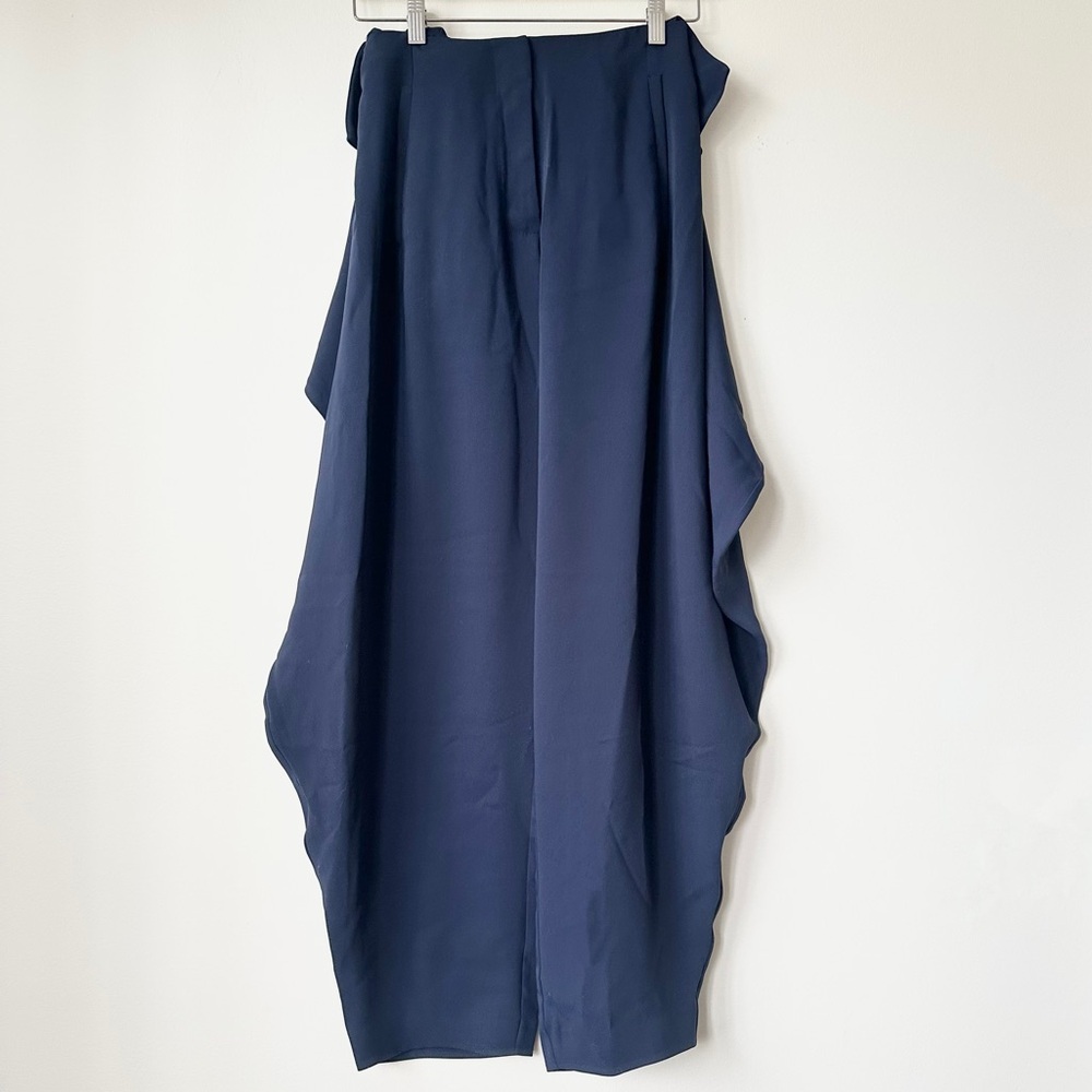 ARITZIA | BABATON 1—01 JEMIMA PANT RUFFLE WAIST COCOON BARREL LEG DRAPEY FLUID
